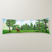 Moose in Valley - Lichaamskussen (Achterkant)