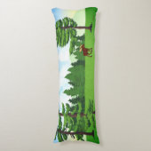 Moose in Valley - Lichaamskussen (Voorkant Verticaal)