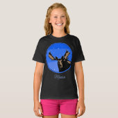 Moose in Winter  - Original Wildlife Art T-Shirt (Voorkant volledig)
