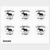Moose is los ronde sticker (Vel)