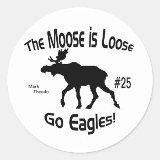 Moose is los ronde sticker