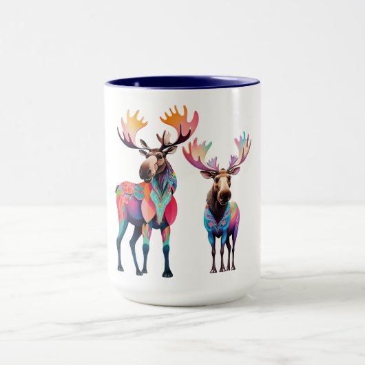 Moose is Waiting to Join a Herd Mok (Midden)