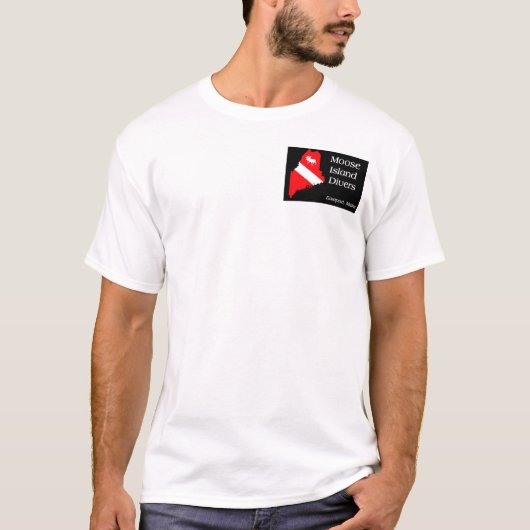Moose Island Divers - Eastport, Maine T-shirt (Voorkant)