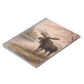 Moose Japanese Landscape Notebook, Wildlife Fusion Notitieboek (Linkerzijde)