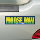 Moose Jaw Bumper Bumpersticker (Op auto)