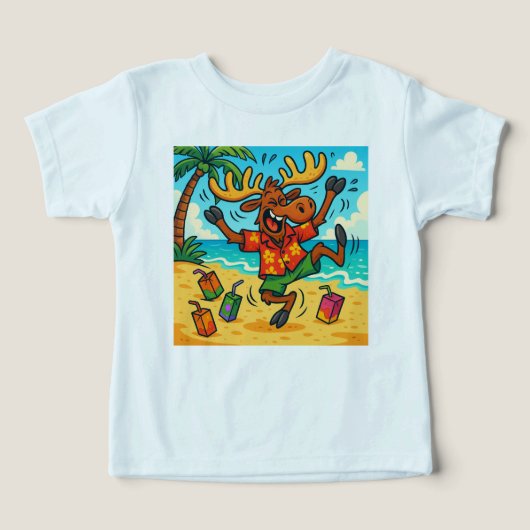Moose+Juice = Loose –Energetic Summer Tee for Kids (Design voorkant)