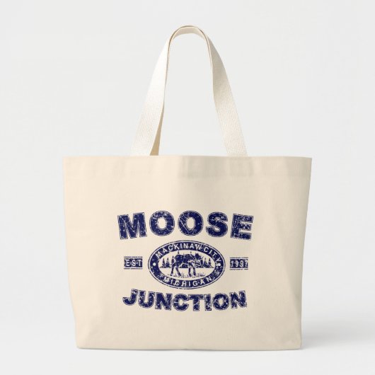 Moose-Junction-Distress-[ Grote Tote Bag (Voorkant)