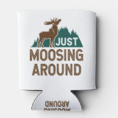 Moose Just Moosing Around Blikjeskoeler (Achterkant)