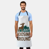 Moose Just Moosing Around Schort (Gedragen)