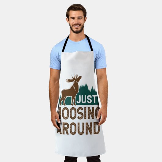 Moose Just Moosing Around Schort (Gedragen)