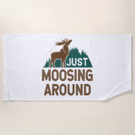 Moose Just Moosing Around Strandlaken