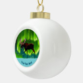 Moose Keramische Bal Ornament (Rechts)