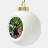 Moose Keramische Bal Ornament (Rechts)