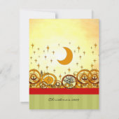 Moose kerst diner Uitnodiging & Partij Uitnodiging (Achterkant)