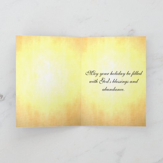 Moose Kerstmis Feestdagen Kaart (Binnen)