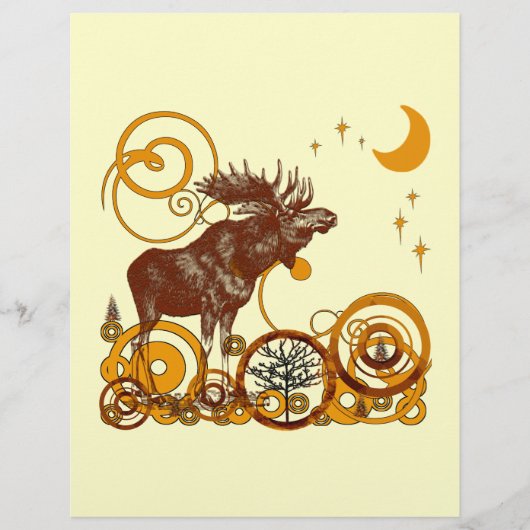 Moose Kerstmis Flyer (Voorkant)