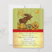 Moose Kerstmis Kaart (Voorkant)