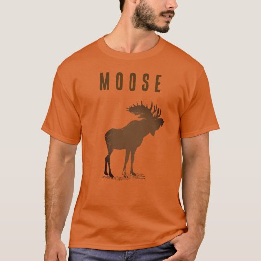 Moose Kerstmis T-shirt (Voorkant)