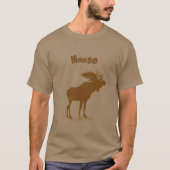Moose Kerstmis T-shirt (Voorkant)