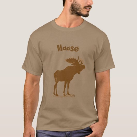Moose Kerstmis T-shirt (Voorkant)