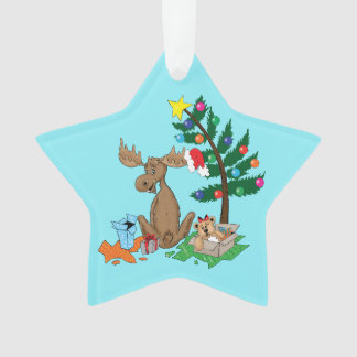 Moose kerstversiering ornament