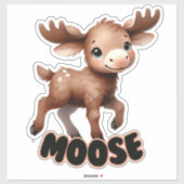 MOOSE - KINDERKAMER STICKER (Vel)