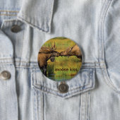 Moose Kiss Ronde Button 7,6 Cm (In situ)