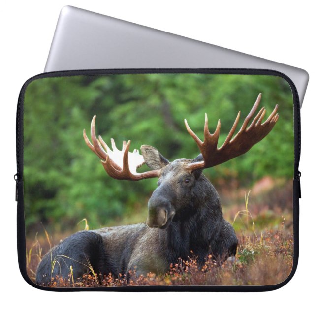 Moose laptophoes laptop sleeve (Voorkant)