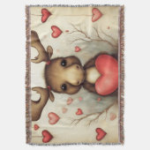 Moose Liefde 1 Deken (Voorkant Verticaal)