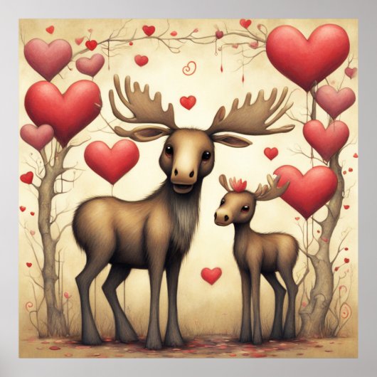 Moose Liefde 2 Poster (Voorkant)