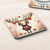 Moose Liefde 3 Bier Onderzetter (Linkerzijde)