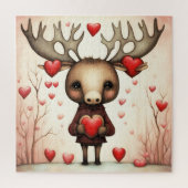 Moose Liefde 3 Legpuzzel (Verticaal)