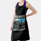 Moose Lover Funny Moose Hunting Schort (Insitu)