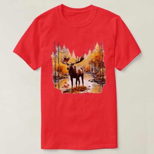 Moose Lover T-shirt (Design voorkant)