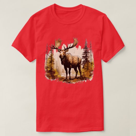Moose Lover TShirt 4 (Design voorkant)