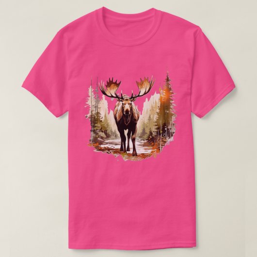 Moose Lover TShirt 7 (Design voorkant)