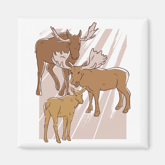 Moose Magneet (Voorkant)