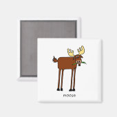 Moose Magnet (Voorkant / Achterkant)