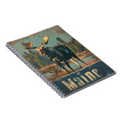 Moose Maine  Notitieboek (Rechterzijde)