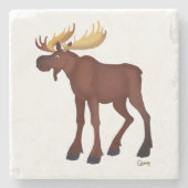 Moose - Marble Onderzetter (Voorkant)