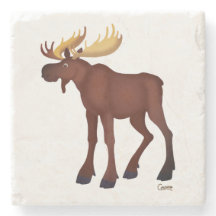 Moose - Marble Onderzetter