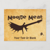 Moose Meat Rock Band Briefkaart (Voorkant)