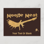 Moose Meat Rock Band Briefkaart (Voorkant)