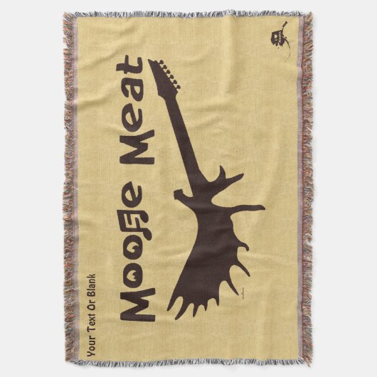 Moose Meat Rock Band Deken (Voorkant Verticaal)
