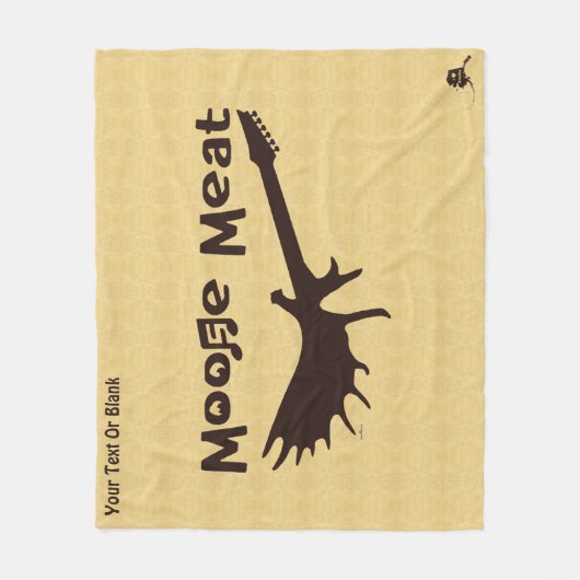 Moose Meat Rock Band Fleece Blanket (Voorkant)