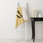 Moose Meat Rock Band Fleece Blanket Sherpa Deken (In situ)