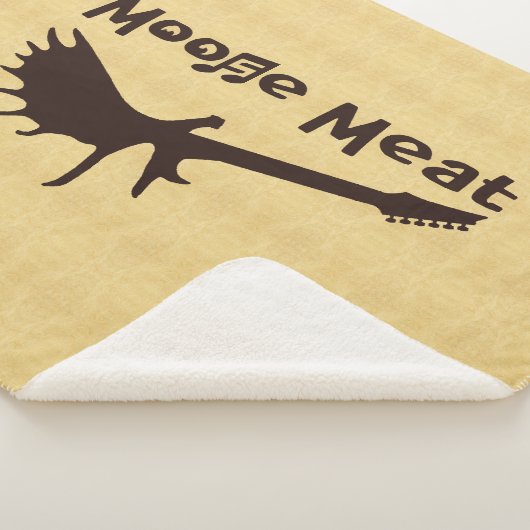 Moose Meat Rock Band Fleece Blanket Sherpa Deken (3/4)