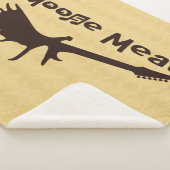 Moose Meat Rock Band Fleece Blanket Sherpa Deken (3/4)