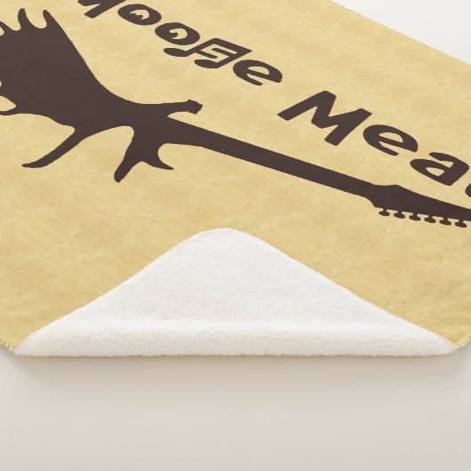 Moose Meat Rock Band Fleece Blanket Sherpa Deken (3/4)
