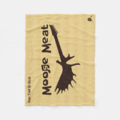 Moose Meat Rock Band Fleece Dekensloffen Deken (Voorkant)